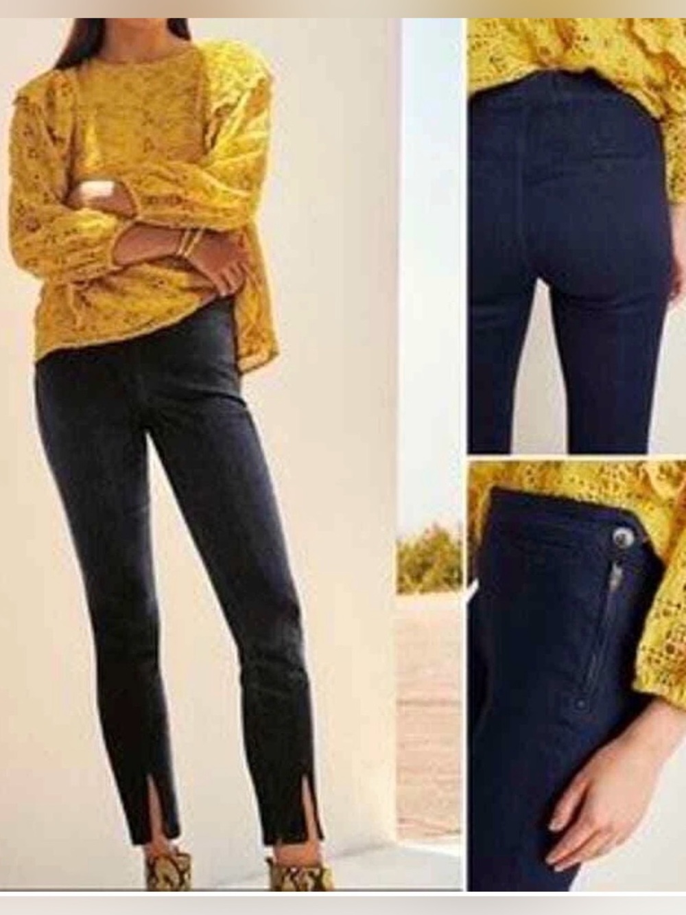 Pilcro and the Letterpress Slim Ponte Ankle Pants size 27
